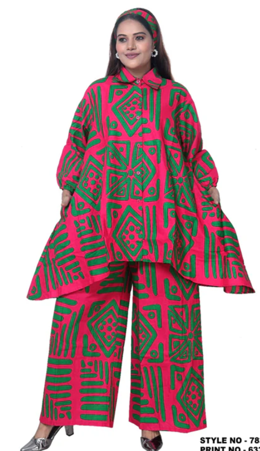 2 Piece Pink/Green Set